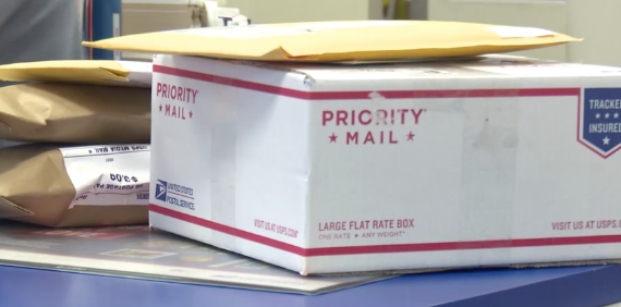 priority mail package